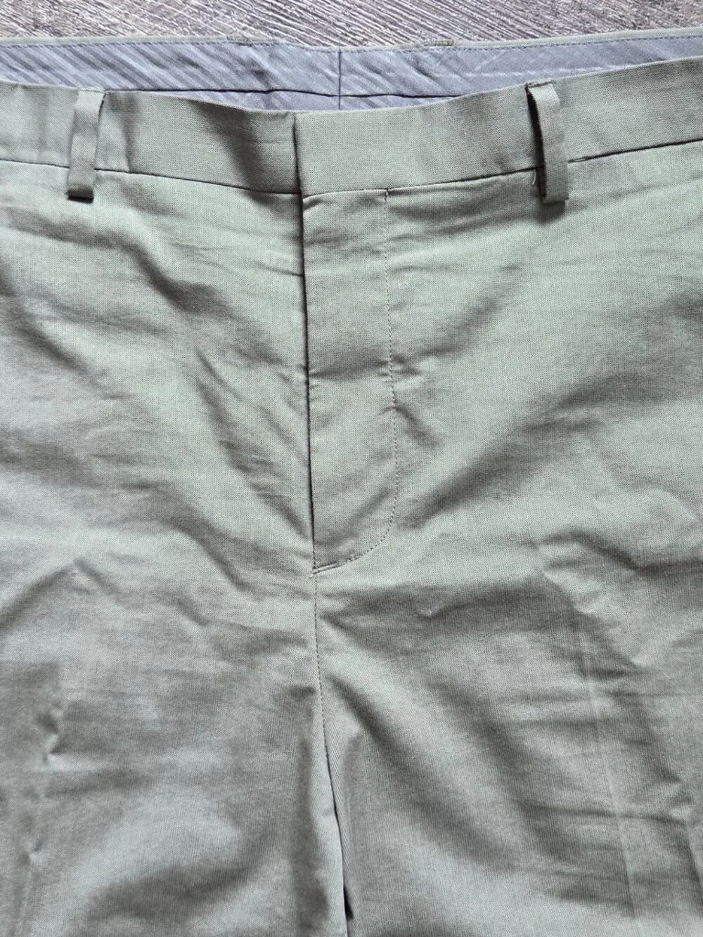 Express Mens Pants Sage Green Size 36x30 Extra Slim